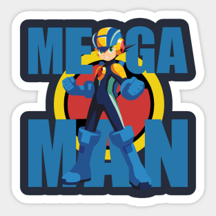 MegaMan Emblem Sticker